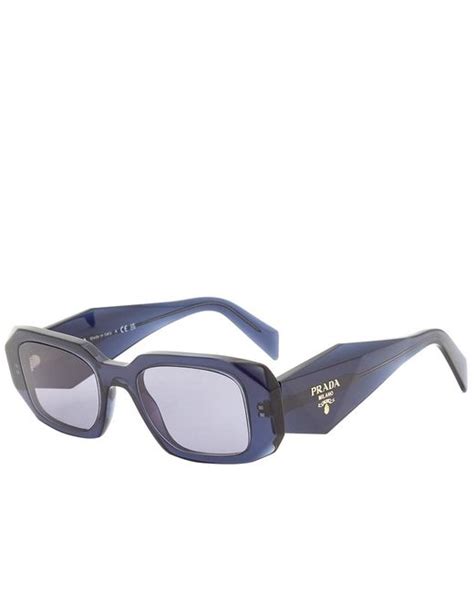 prada 17ws sunglasses blue|white prada sunglasses women's.